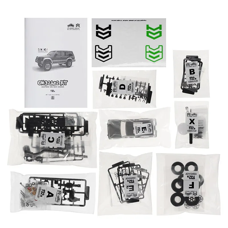 Orlandoo 1/32 4WD DIY RC Car Kit Hunter OH32A02 Rock Crawler без электронных деталей размер сотового