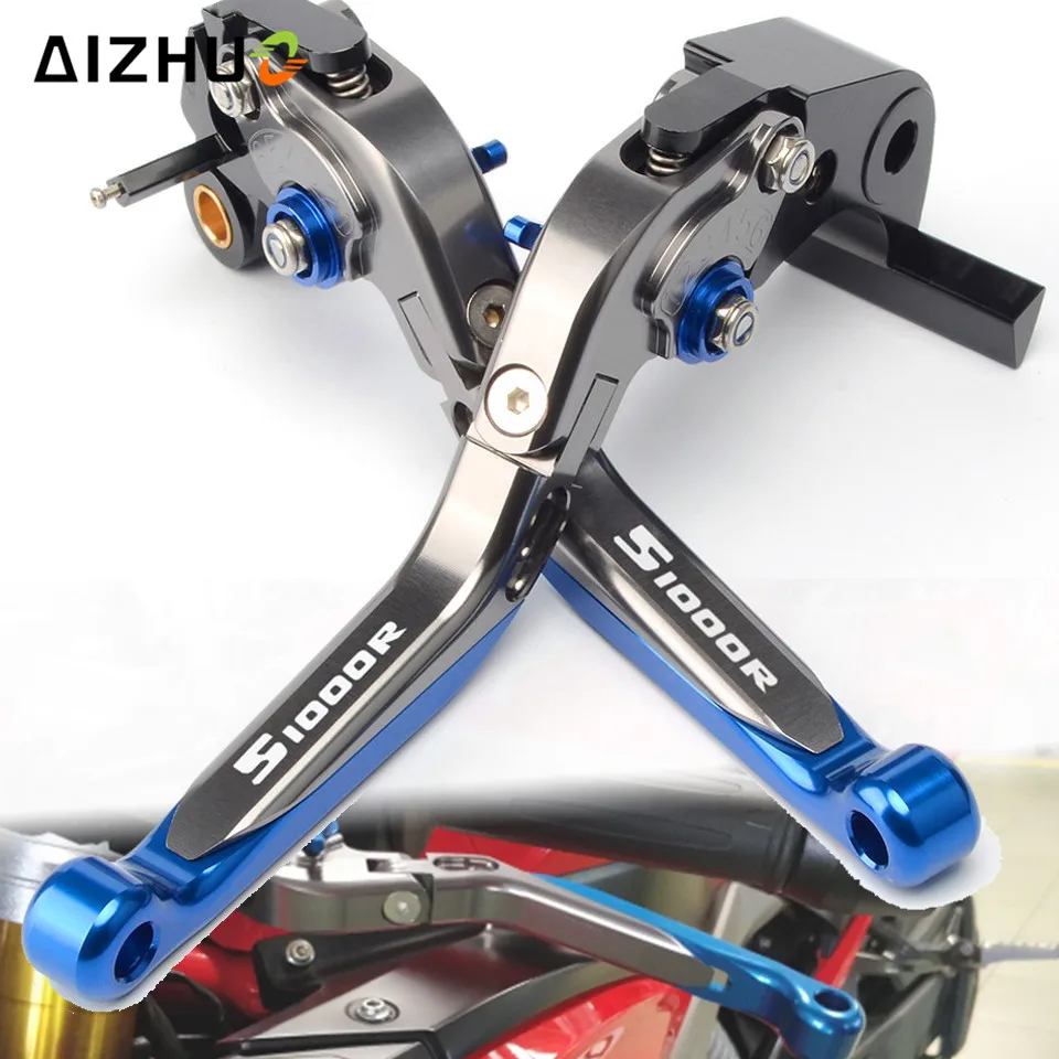 Мотоцикл сцепления тормозной рычаг Регулируемая Выдвижная CNC алюминиевые рычаги
