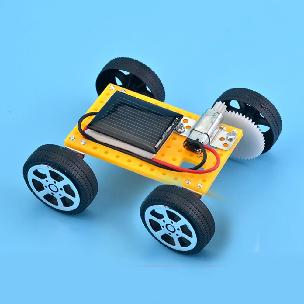 Творческие дети раннее образование DIY Солнечная энергия автомобиль научный