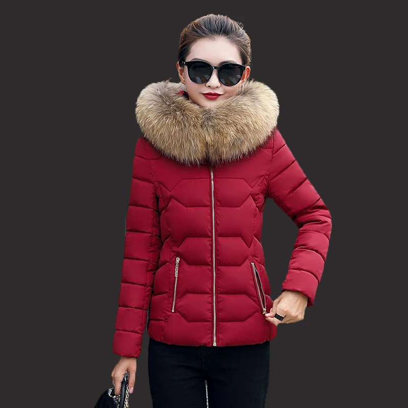 Парка женская зимняя с воротником из искусственного меха и капюшоном|parkas for