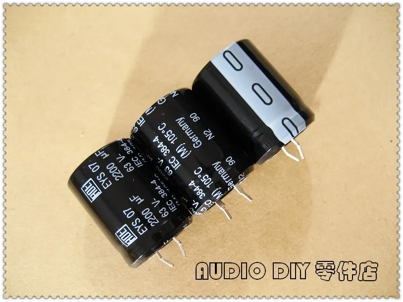 1 шт/10 шт EYS серии 2200 мкФ 63V 63v2200uf электролитический конденсатор|Конденсаторы| |