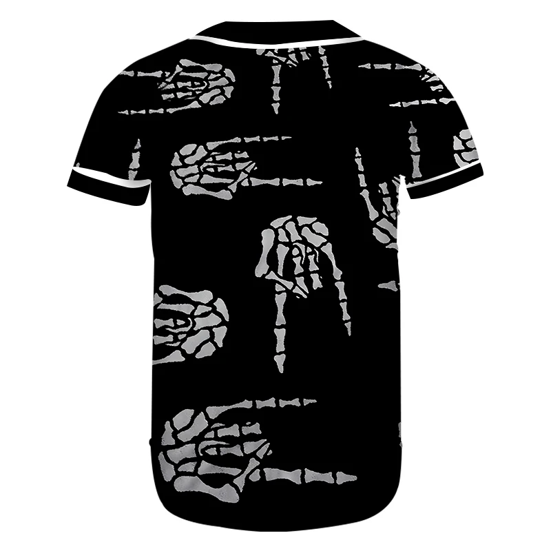 OGKB 2018 летний топ футболка на пуговицах для женщин и мужчин черная рубашка крутая