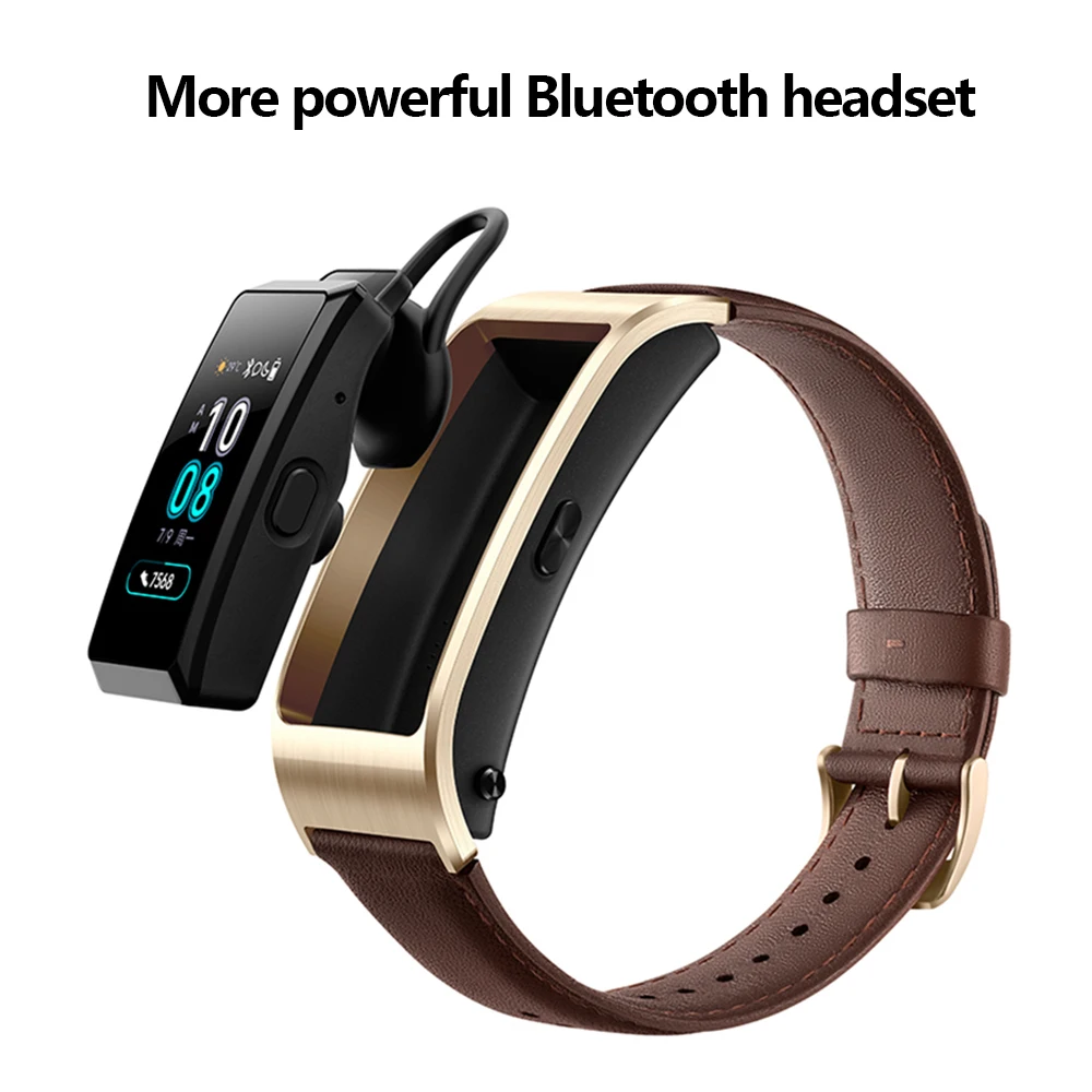 Новинка, huawei TalkBand B5, gps, Bluetooth, умный Браслет, сенсорный AMOLED экран, дисплей, вызов, наушники, ремешок, пригодный для носки, B5, TalkBand
