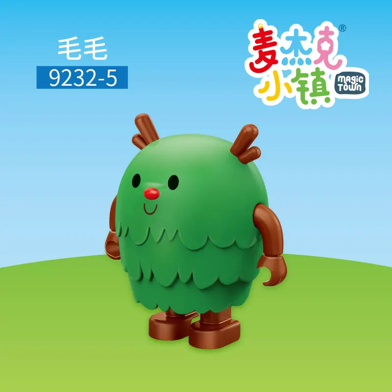 Фигурки Волшебный город Banbao аниме игрушки для детей подарки большие модели