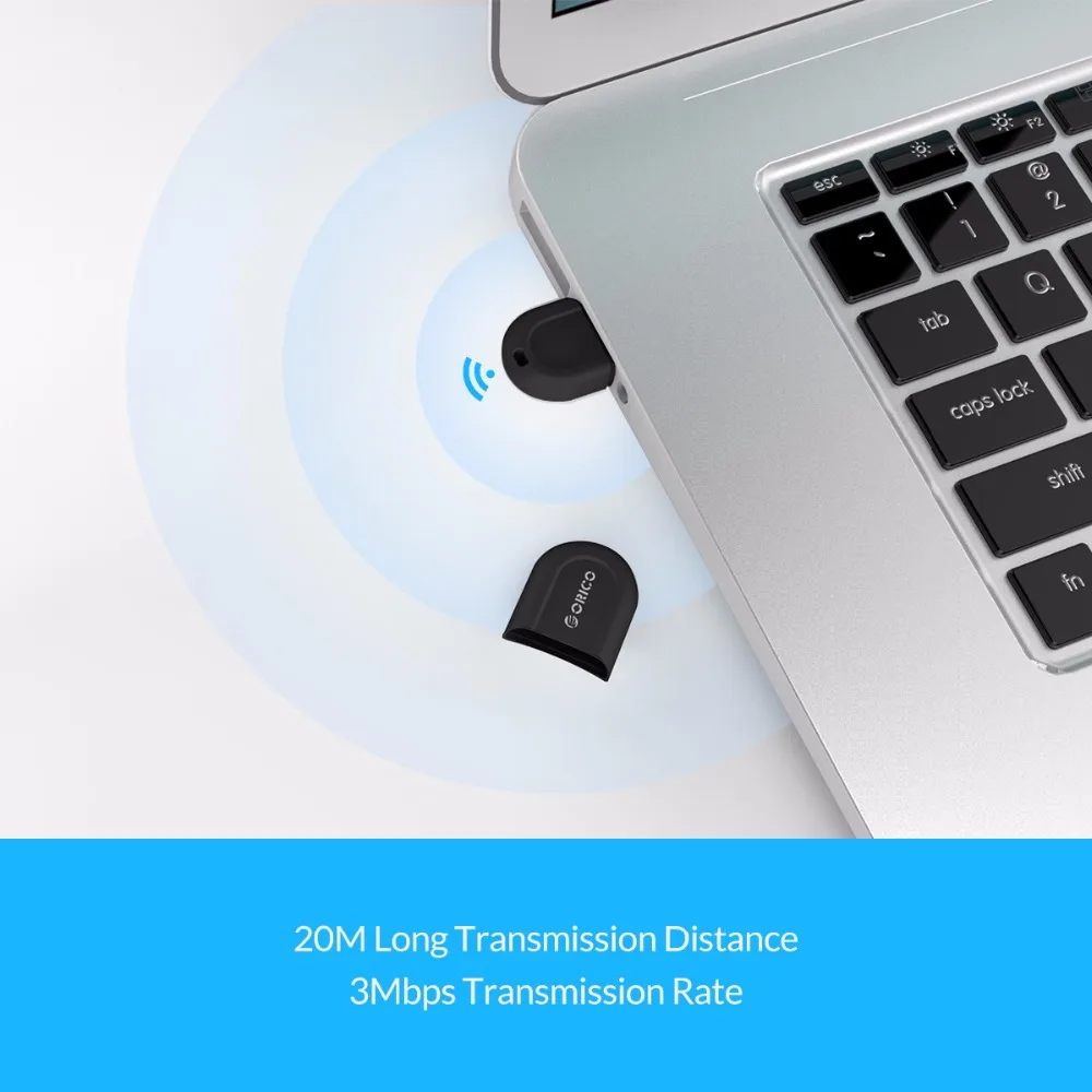 Мини USB Bluetooth 4 0 адаптер ORICO для ноутбука настольного ПК подходит IOS и Windows с
