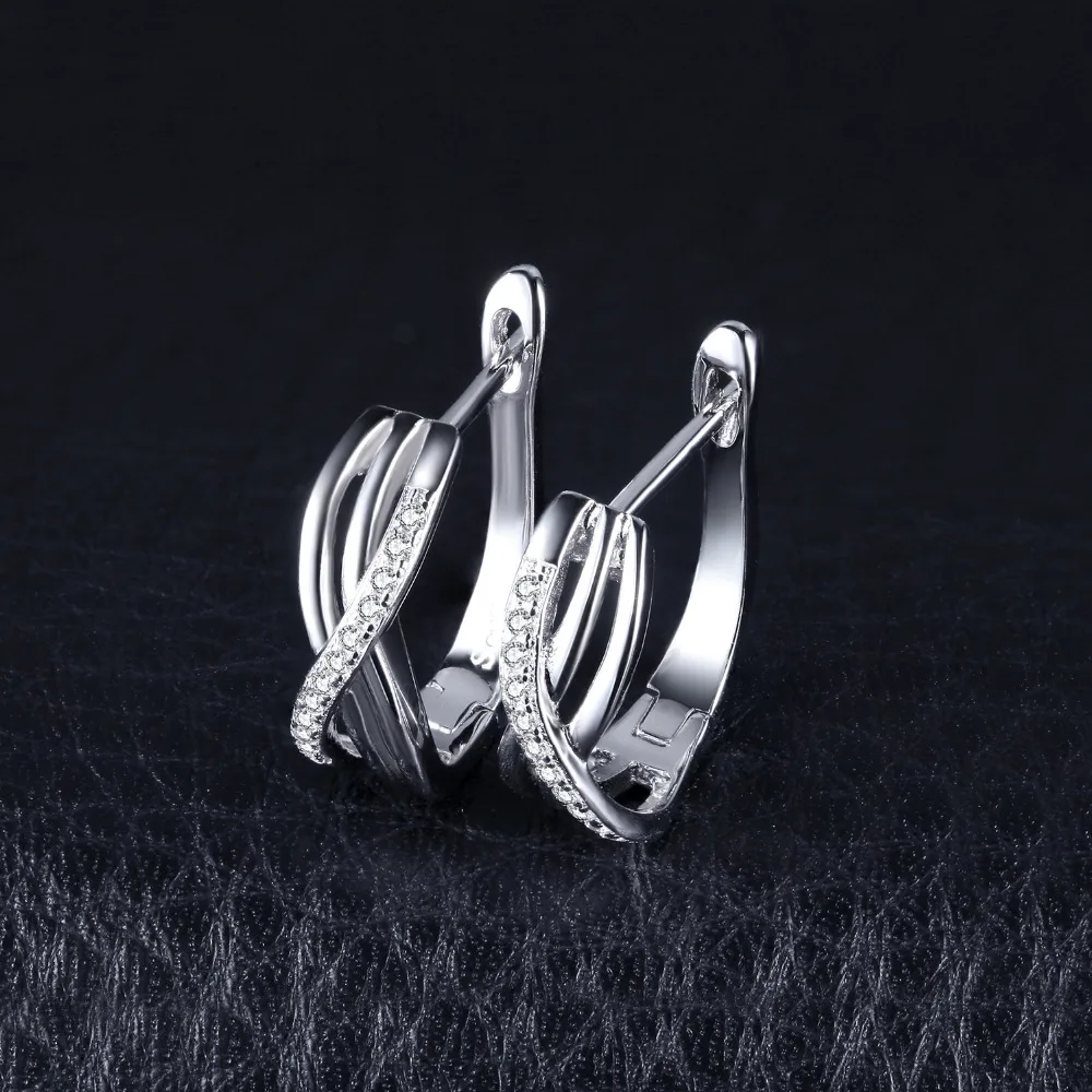 Jewelrypalace бесконечность любви серьги стерлингового серебра 925 Свадебные украшения подарок на день рождения для подруги тонкой моды подарок