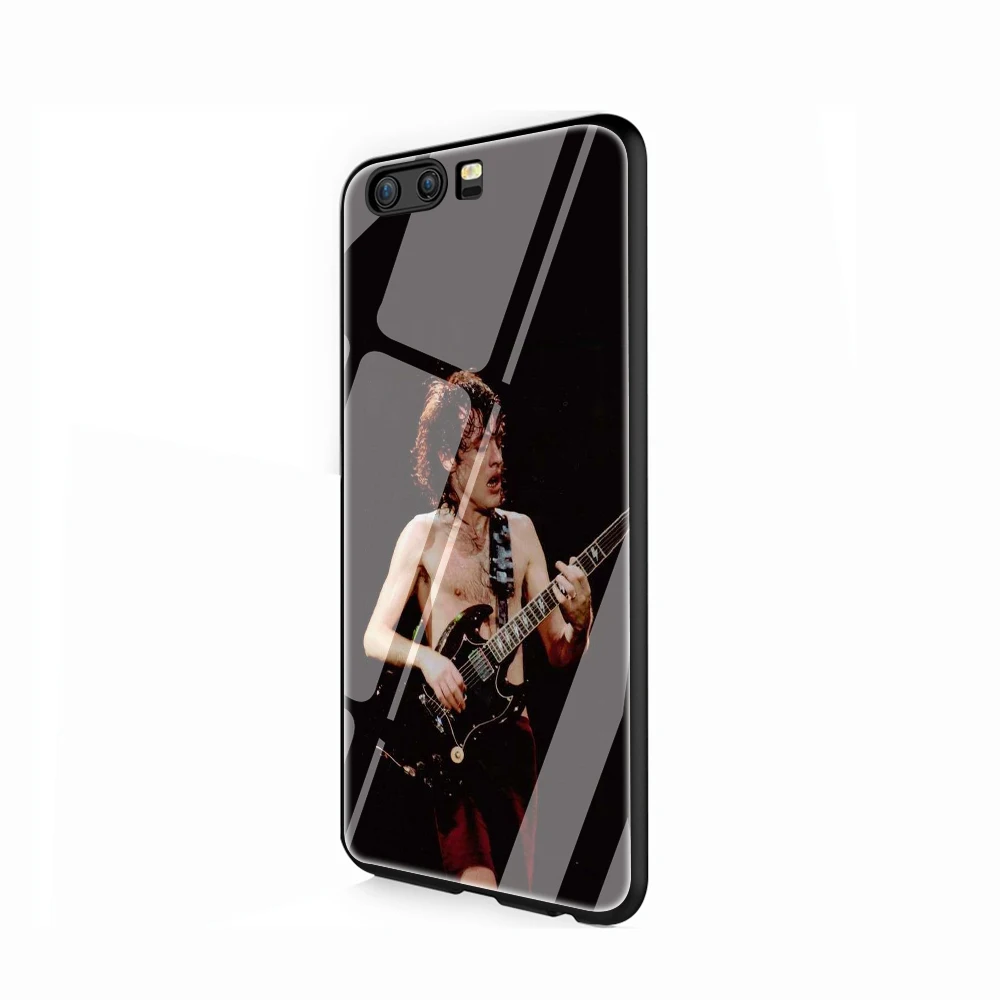 G1 Ac dc acdc закаленное стекло чехол для телефона huawei Y6 Y9 Honor 8X 7A 9 10 P10 P20 P30 mate 20 Lite Pro - Цвет: G1
