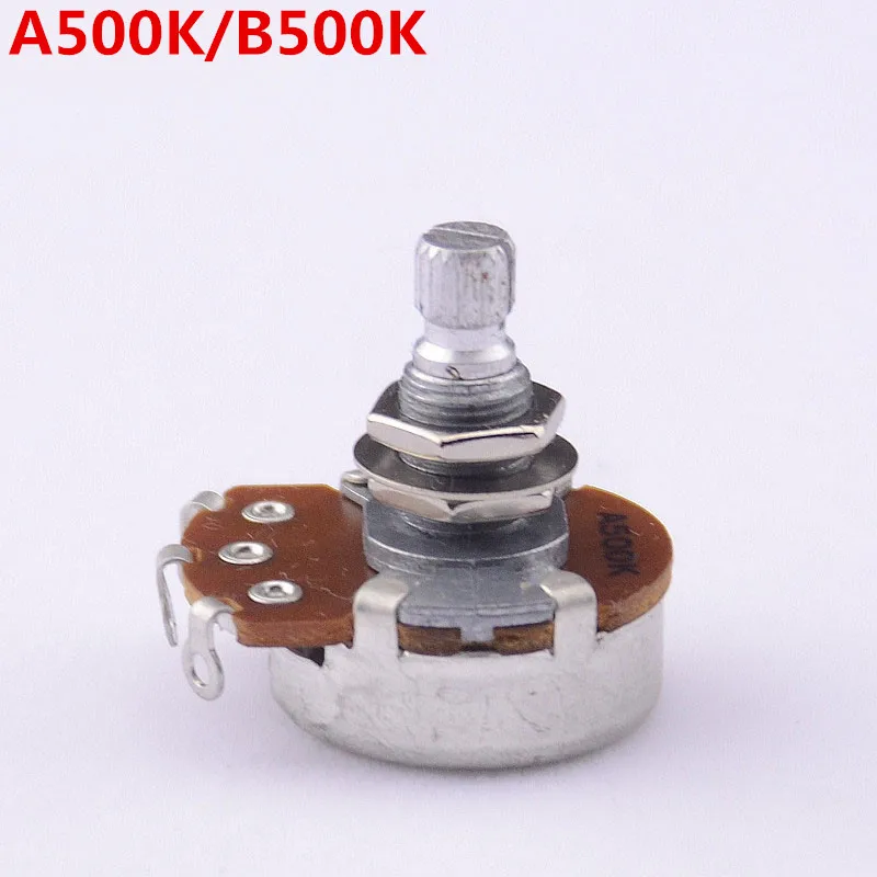 1 шт. GuitarFamily Alpha A500K/B500K большой потенциометр(горшок) для электрогитары/бас(#0163) Сделано в Корее
