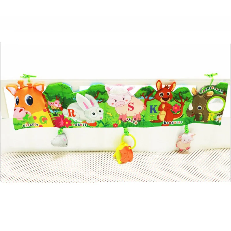Животные детские книги игрушки от 0 до 12 месяцев мягкая ткань книжная кровать
