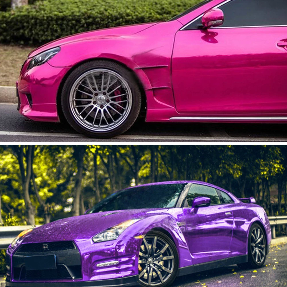 100*30 см хромированная зеркальная виниловая пленка наклейка для автомобиля лист