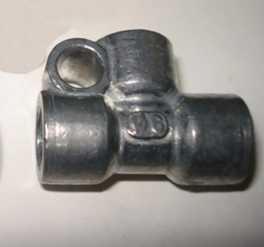 1/8" BSP Female Thread 3 Port Aluminum Lube Oil Piston Distributor Value Manifold Block for Centralized Lubrication System