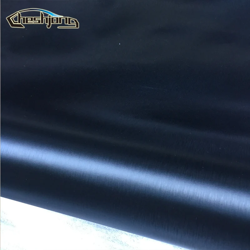 Черная алюминиевая матовая виниловая пленка для отделки автомобиля мотоцикла