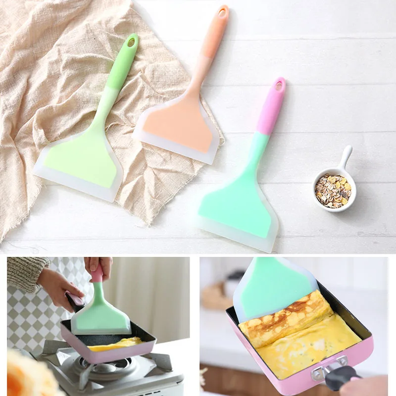 Экологически чистые антипригарные турбины для еды силиконовые шпатели мяса яйцо