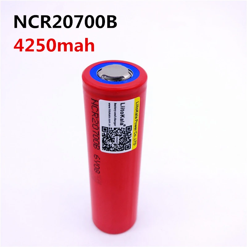 3 шт./лот Liitokala для SANYO 20700B 20700 4250 мАч батарея NCR20700B высокой скорости 20A 20700|liitokala battery|