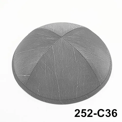 252c36 Poly Silk Kippah 19 см kippot kippa yarmulkes Skullies& Beanies еврейская Кепка kipot kipah - Цвет: 252c36