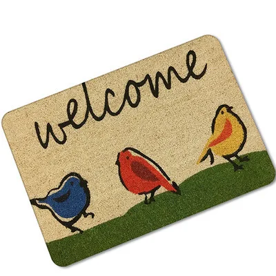 Современные резиновые тапочки дома передней двери запись Добро пожаловать