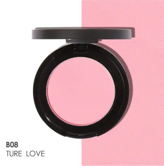 08 ture love FOCALLURE 11 цветов лица минеральный пигмент Румяна Пудра, бронзер Cosmestics профессиональная палитра румяна Контурные тени 1 шт - Цвет: 08 ture love