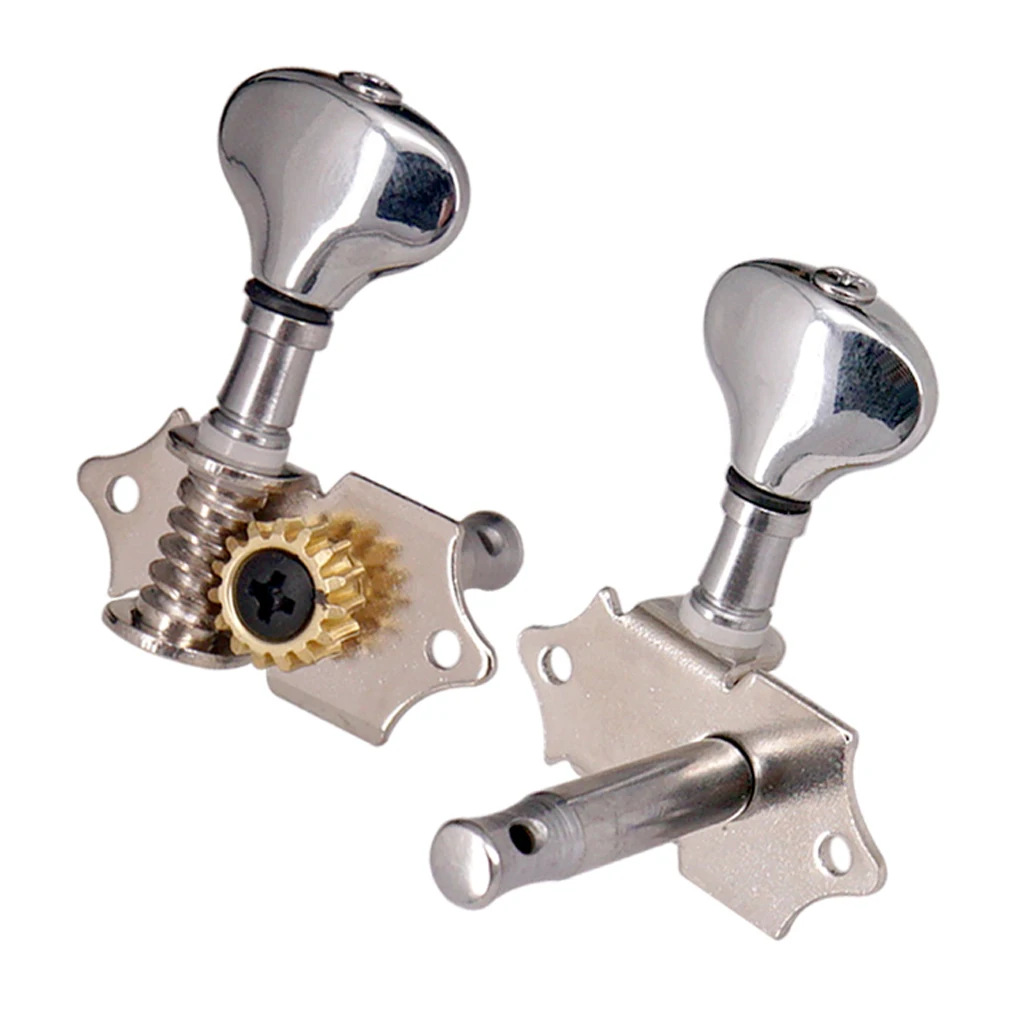 Открытый шестерни струна для гитары ключ рыбий хвост пуговица и веревка колышки шпиндельные головки 3 влево и 3 вправо