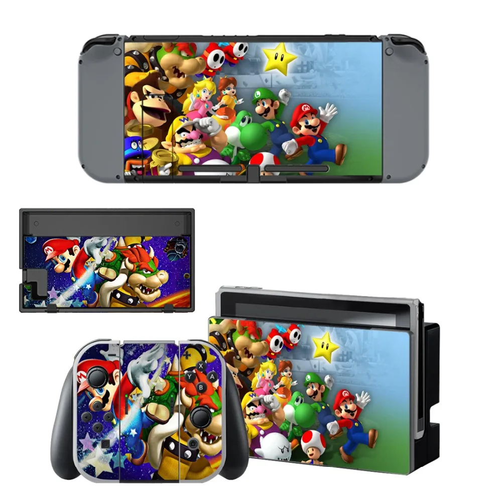 Super Mario nintendo switch, кожный переключатель, Виниловая наклейка для nintendo Switch, консоль NS, контроллер Joy-con
