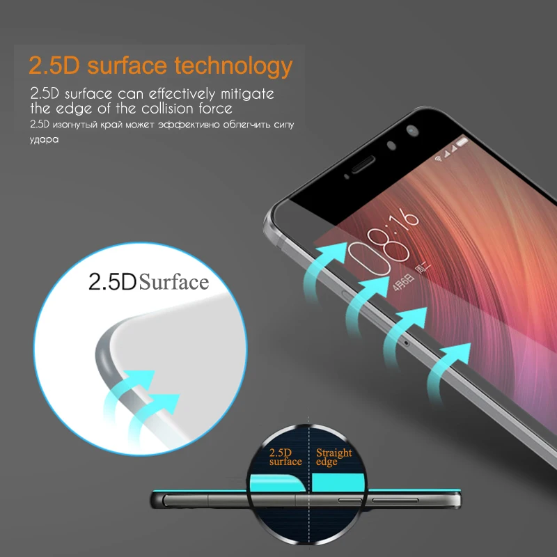 ESVNE 2 шт./лот защитное стекло для Xiaomi Redmi 4x Стекло Экран протектор Флим 9H на xiaomi redmi