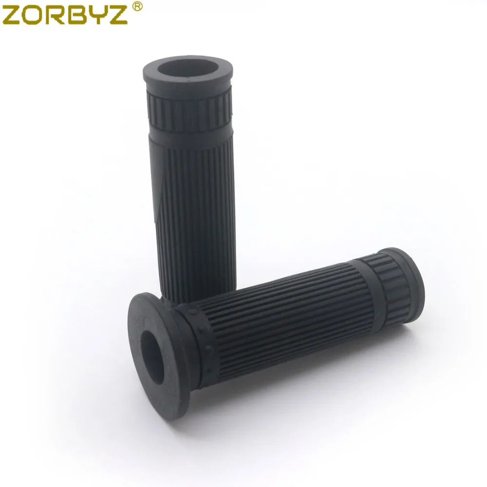 ZORBYZ мотоцикл 7/8 ''22 мм Ретро винтажная резиновая рукоятка руля для Honda Suzuki Kawasaki Кафе Racer Bobber на заказ