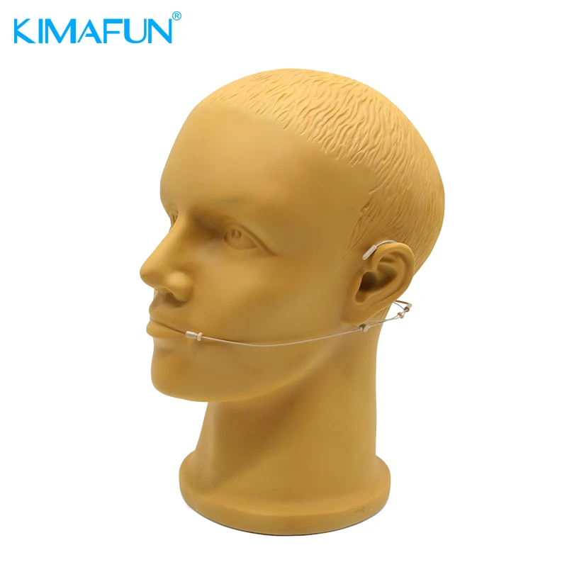 KIMAFUN Беспроводная мини-конденсаторная гарнитура головной микрофон с бодипаком