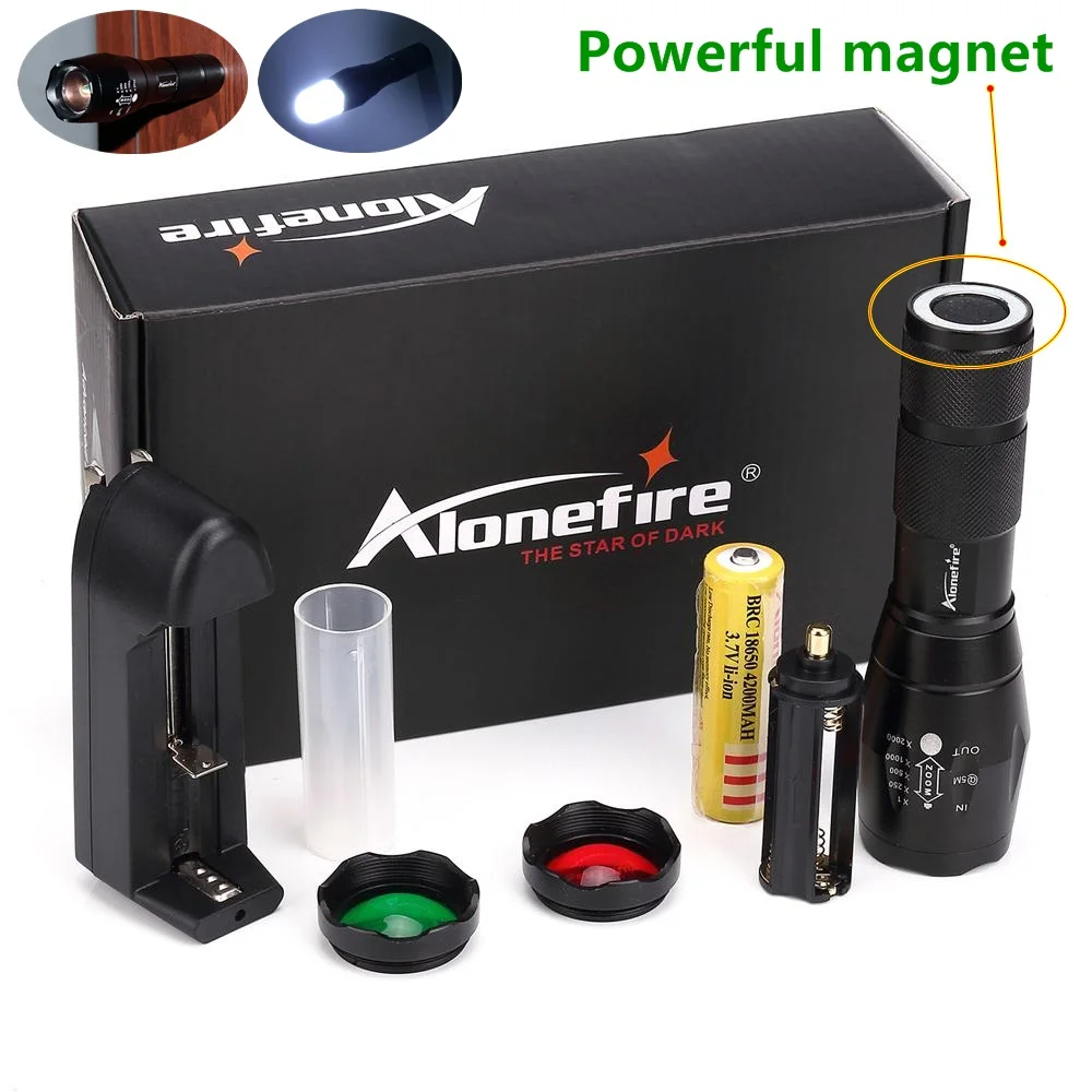 Alonefire Тактический G700-N CREE XML T6 L2 U3 светодиодный зум вспышка светильник