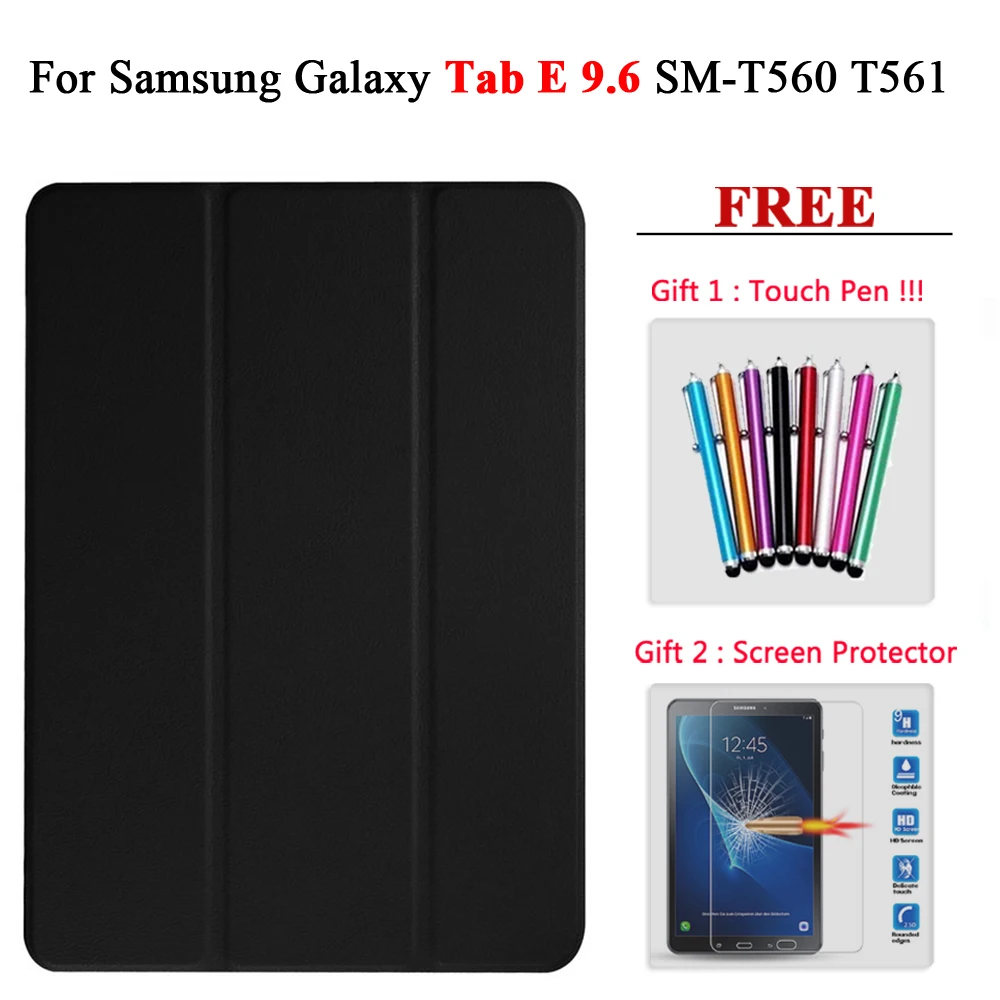 Tab E T560 hei Экран протектор Стекло Tab S6/S5e/E+ чехол для планшета чехол для Samsung Galaxy Tab E 9,6/S5e/S6 10,5 SM T860 T865 T720 T725 T560 T561 - Цвет: Tab E T560 hei