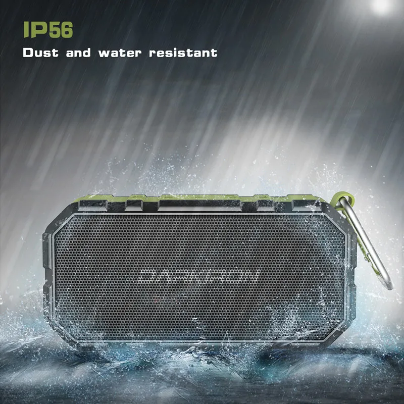 Открытый bluetooth-динамики водонепроницаемый IPX6 портативный беспроводной и Power Bank с