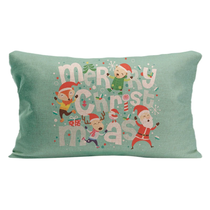 Пусть снег Рождество Наволочка декоративная подушка для автомобильных обложек