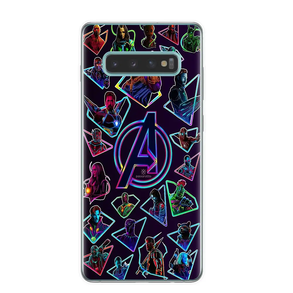 Marvel Мстители Герои комиксы коллаж чехол для телефона samsung Galaxy S10 Lite S10E S10 Plus M10 M20 Чехол Мягкий ТПУ силиконовый чехол - Цвет: T4036