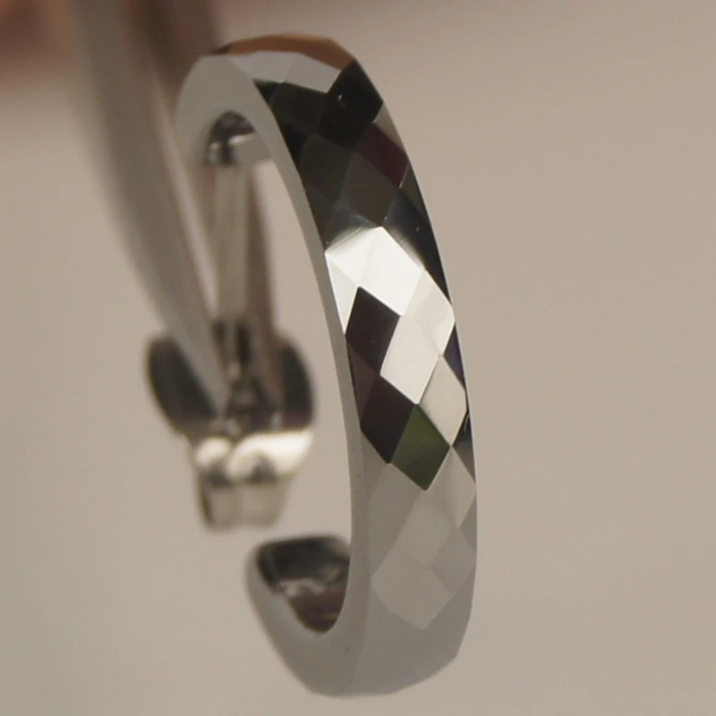 Мужские ювелирные изделия мужские крутые граненые серьги гвоздики из