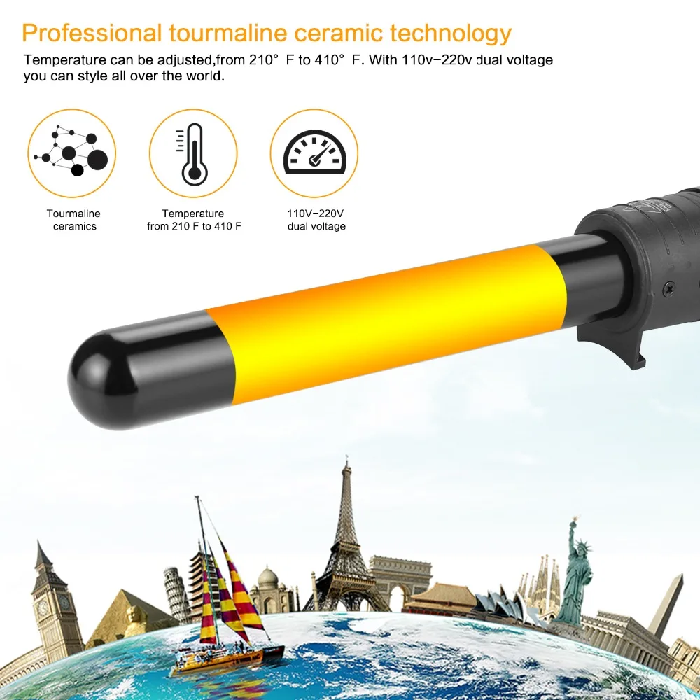 Профессиональная плойка для завивки волос утюжок Кудрявые Волнистые бигуди