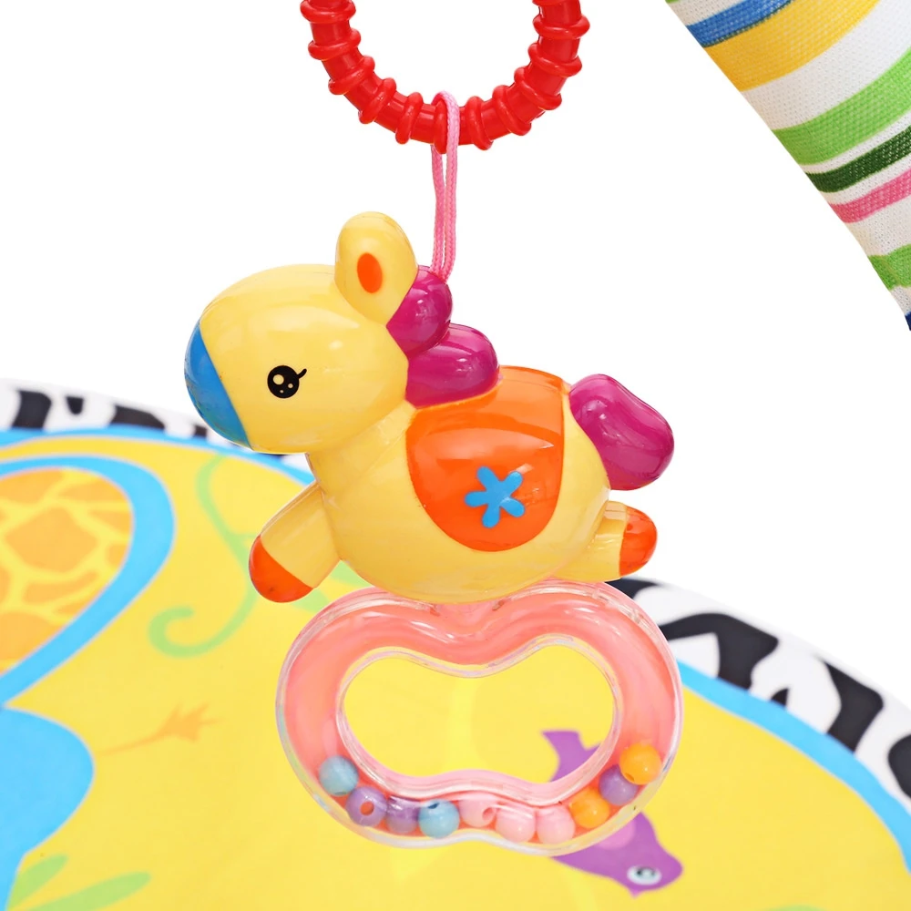 Детский мягкий игровой коврик игра Мультяшные развивающие для фитнеса музыка