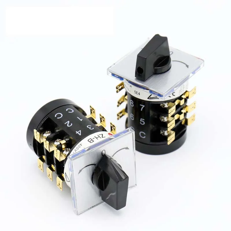 KEDU ZH-B 250/400V 16(8) A вкл.-ВЫКЛ.-ВКЛ. Универсальные переключатели переключатель переключения для управления двигателем обратного хода