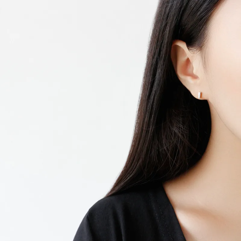 Женские минималистичные серьги-гвоздики YPAY круглые/квадратные серьги из 100%