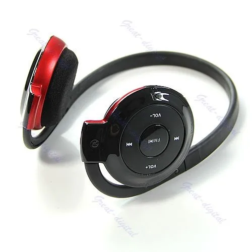 MP3 плеер наушники гарнитура наушники FM радио Поддержка TF карты