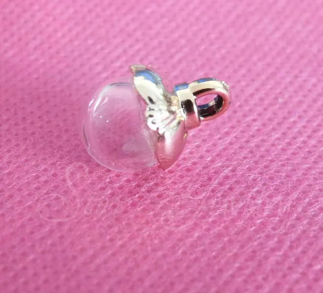 3*10 мм круглая стеклянная бутылка с пузырьками & Пластиковая Золотая крышка kc 10