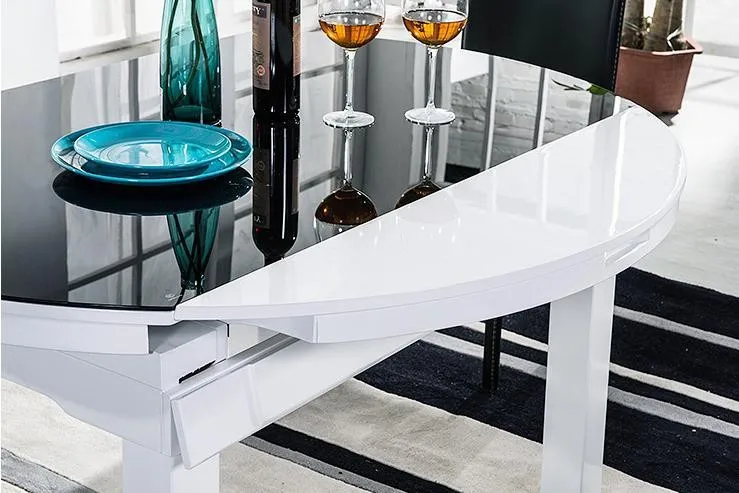 Складной стол функциональная шкала есть и стул сочетание закаленного стекла