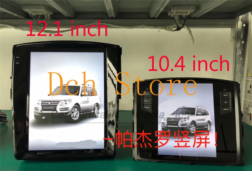 12,1 ''вертикальный экран Tesla стиль Android 8,1 автомобильный DVD gps плеер для MITSUBISHI pajero V97 V93 2006- Радио Навигация ips