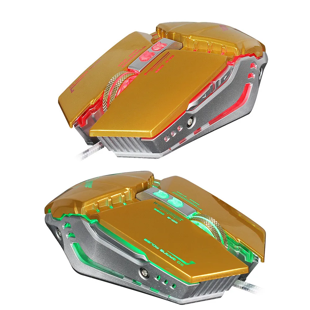 ZERODATE X700 3200 dpi оптическая профессиональная Проводная игровая Механическая мышь для планшетных ПК 6A19 Прямая поставка