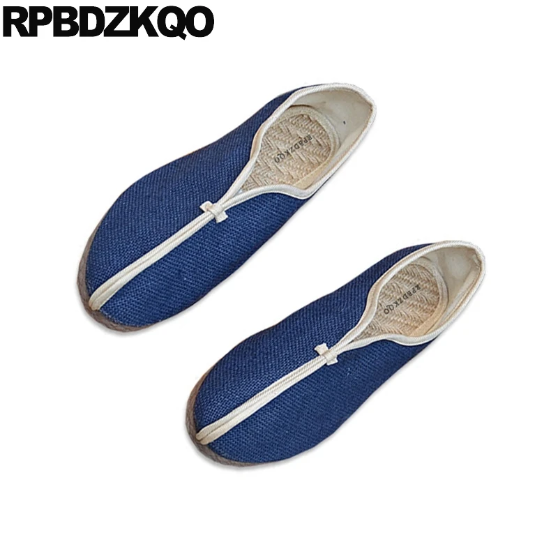 Эспадрильи мужские парусиновые дизайнерские холщовые удобные повседневные