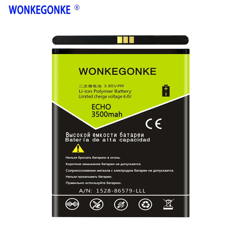 WONKEGONKE для Cubot ECHO Высококачественная батарея аккумулятора + номер