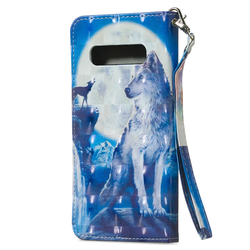 Hoesje для samsung Galaxy S10 S10e Plus кожаный чехол с откидной крышкой с отделением для карт с женский кошелек с поставкой смотровым окошком и процессором обработки изображений, Galaxi S 10 E 10e Павлин Чехол