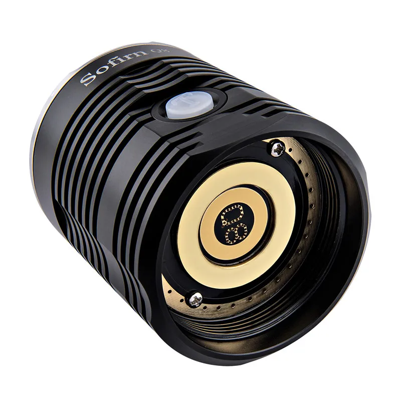 Günstig Neueste Sofirn Q8 4 * XPL HALLO 5000LM Leistungsstarke LED Taschenlampe 18650 Mehrere Bedienung Verfahren Super Helle Taschenlampe IPX8