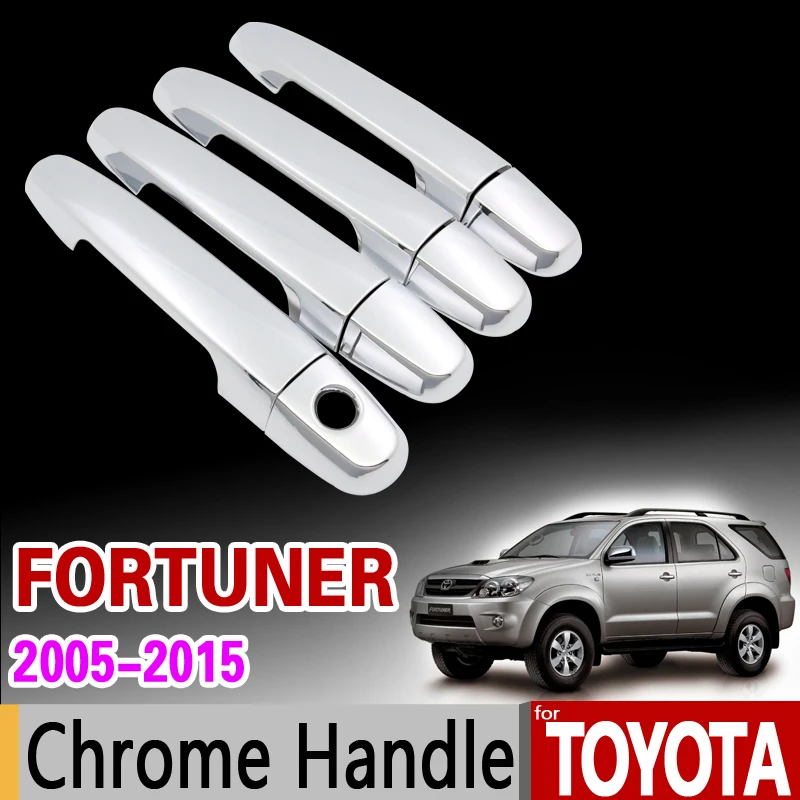 for Toyota Fortuner 2005 - 2015 Chrome Handle Cover Trim Set AN50 AN60 2006 2008 2010 2012 2014 Accessories Stickers Car Styling
for Toyota Fortuner 2005 - 2015 Chrome Handle Cover Trim Set AN50 AN60 2006 2008 2010 2012 2014 Accessories Stickers Car Styling