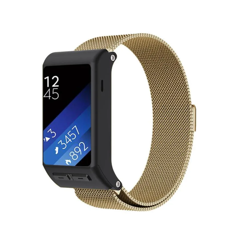 Ремешок для часов Garmin vivoactive HR Миланская Магнитная Петля Браслет из нержавеющей стали ремешок браслет часы банда ремень
