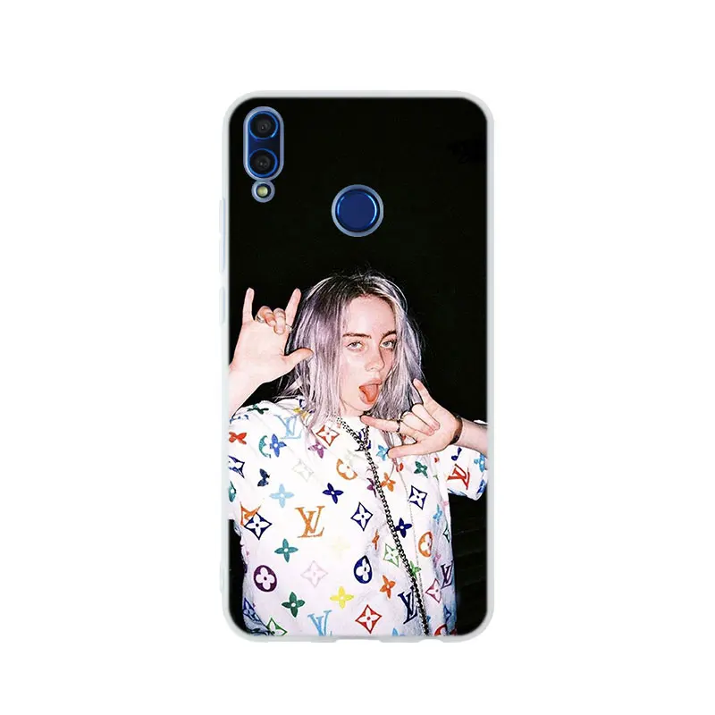 pattern 05 Billie Eilish мягкий чехол для huawei Honor 9 10 Lite 6X 7X 8X Max чехол для телефона s 7A 8A 8C V20 PLAY 10i - Цвет: pattern 05