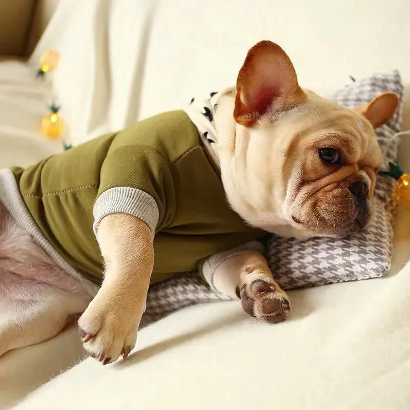 Новая одежда для собак маленьких зимняя теплая щенков костюмы с героями