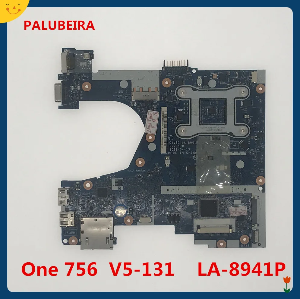 Материнская плата podobeira LA 8941P NBSH011003 для Acer aspire V5-131 one 756 B877 CPU Q1VZC LA-8941P Быстрая